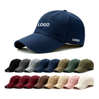 Gorra de Béisbol Personalizada de 6 Paneles con Bordado de Calidad de Marca OEM, Personaliza el Logotipo, Gorra Deportiva para Hombre