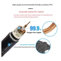 YJV22 5*70-300mm Kupferkern XLPE/PVC-Isoliertes Niederspannungskabel 0,6/1kV Nennspannung für Energieverteilungsanwendungen