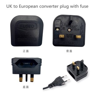 Euro biến áp để UK adapter cắm với cầu chì VDE để BS 1363 Adaptor - Product Image 6