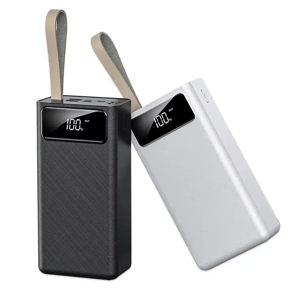 50000mAh Power Bank Super high Capacity Mobile Phone Charger Power Supply Triple Input Type-c And Double USB Output