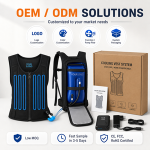 Système de refroidissement portable haut de gamme personnalisé pour sac à dos, gilet de refroidissement en maille avec contrôle du flux d'eau, vêtement rafraîchissant pour usage extérieur - Product Image 5