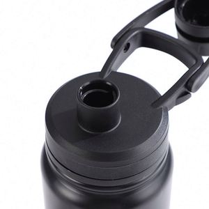 Termo Portátil Premium de Acero Inoxidable con Asa, Aislamiento Térmico de 12-24 Horas, con Tapa y Pajita, para Gimnasio, Senderismo y Viajes - Product Image 3