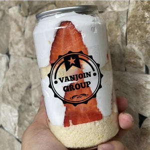 Nouveaux Shortcakes en Conserve de Chine qui Attirent les Amateurs de Douceurs – Boîte Facile à Ouvrir, Récipient Vide ou Plein pour Gâteaux Glacés - Product Image 2