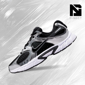 Nike V5 RNR GS 'Anthracite' Chaussures décontractées rétro pour garçons, empeigne en maille respirante, baskets à lacets pour enfants, printemps-automne - Product Image 1