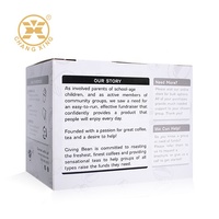 Fabricant de boîtes d'emballage en sachet, boîte en carton de luxe pour sachets de café, boîte en papier