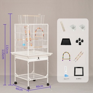 Hot Selling Hoge Kwaliteit Goede Maat Vogelkooi Jaulas Para Pajaros Nieuwe Stijl Vogelkooi Grote Kanariekooi - Product Image 6