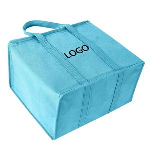 Bolsa Térmica de Algodón Resistente con Asas Duraderas y Cierres Dobles, Aislada, Reutilizable, Impermeable, para Compras, Alimentos y Paneles Solares - Product Image 3