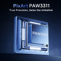 Ratón para juegos AJAZZ AJ159P MC PRO con sensor PAW3311, 24000DPI, 57g, tri-modo, 2.4G, USB-C, pantalla RGB, base, 6 botones para jugadores