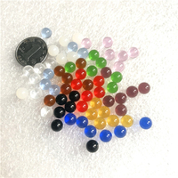 Ornement décoratif 3mm 4mm 5mm 6mm 7mm 8mm 10mm Petites boules de verre en cristal de couleur solide et claire