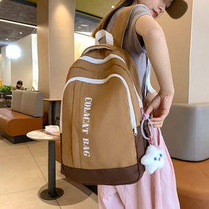 Colacat Bag <b>Backpack</b> 20 Inches Large Capacity <b>School</b> Education Girls Letter Pattern Soft Handle Summer 2024 - Product Image 2