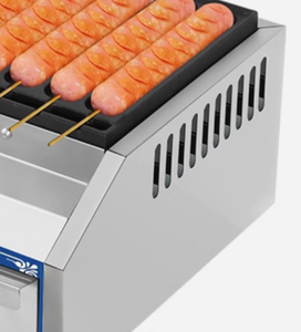 Máquina comercial para perritos calientes de mesa a gas, <span class=keywords><strong>parrilla</strong></span> para salchichas para perritos calientes, equipo para aperitivos, <span class=keywords><strong>parrilla</strong></span> con rodillo para perritos calientes - Product Image 3