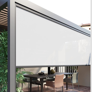 Persianas Enrollables Inteligentes Resistentes al Viento para Terraza, Bistro, Pérgola, Doble Capa de PVC y Poliéster para Exteriores - Product Image 5