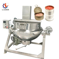 Commerciële Elektrische/Gas/Stoommantel Ketel Voor Het Koken Voor Tomatenfruit Jam Kookapparatuur Groenteverwerkingsfabriek