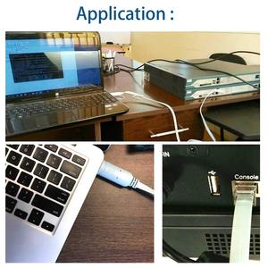 Câble adaptateur console routeur USB2.0 vers <span class=keywords><strong>RJ45</strong></span> 8 broches 28AWG 1,8 m avec puce <span class=keywords><strong>RS232</strong></span> pour transfert de données haute vitesse pour ordinateur portable/PC ALK-LINK - Product Image 6