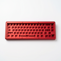 Boîtier de clavier mécanique usiné CNC sur mesure, touches en aluminium anodisé, service d'usinage de haute précision pour clavier DIY