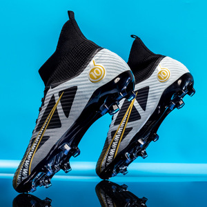 Zapatillas <span class=keywords><strong>de</strong></span> <span class=keywords><strong>Fútbol</strong></span> Profesionales Baratas Originales con <span class=keywords><strong>Tacos</strong></span> Plateados para Entrenamiento Deportivo en Césped Artificial, Ligeras y Suaves para Hombre y Mujer - Product Image 4