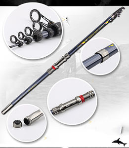 MR pêche télescopique voyage 3.6m 3.9m 4.2m 4.5m 5.4m lancer <span class=keywords><strong>Surfcasting</strong></span> pôle télescopique Portable enlever siège <span class=keywords><strong>canne</strong></span> à pêche en mer - Product Image 3