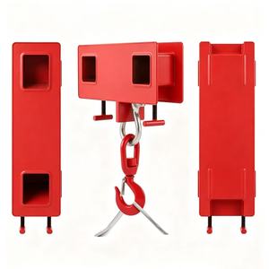Palans de levage manuels avec crochet pivotant 4400 lb, longueur de fourche 1200 mm, pour la construction en intérieur et l'entrepôt - Product Image 4