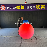 Ballons géants gonflables personnalisés et colorés, formes géométriques gonflables brillantes