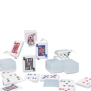 Juego de Mahjong Acrílico Moderno Latinoamericano, Serie Royal Saint, Fichas de Gel Hechas a Mano, para Uso Doméstico y Colección - Product Image 4