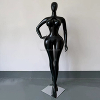 Mannequins Féminins Courbés Grande Taille Or Mat Entier pour Boutique, Modèles BBL pour Affichage de Vêtements Grande Taille - Vente en Gros d'Usine