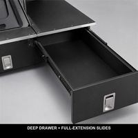 Plateau et auvent en aluminium pour pick-up double cabine 4x4 avec boîte à outils, étagère coulissante, boîte de cuisine étanche OEM ODM