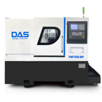 Torno CNC Horizontal Monofásico de Alta Precisión con Bancada Inclinada, Capacidad de Mecanizado de Trabajo Mediano
