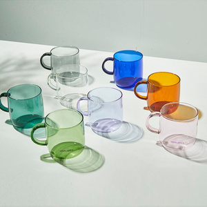 Tasses en gros, articles de boisson personnalisables avec logo, écologiques, en verre borosilicate pour expresso, café et thé - Product Image 1