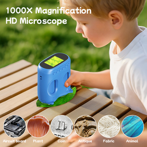 <span class=keywords><strong>2025</strong></span> bán buôn giáo dục cầm tay Kính thiên văn 2inch màn hình 1000X Zoom 8LED đèn kính hiển vi cho trẻ em gốc khoa học đồ chơi - Product Image 3