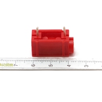 Haute qualité 4mm laiton plaqué argent banane prise côté empilable PCB montage 24A banane Jack pour Audio
