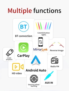 Radio Auto <span class=keywords><strong>MP5</strong></span> de 7'' con GPS, <span class=keywords><strong>Reproductor</strong></span> Estéreo Android de Doble DIN, Conexión USB, CarPlay, TV, 1 Año de Garantía, para Tablero de Auto, Venta al Por Mayor - Product Image 5