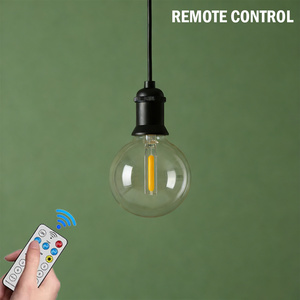 Guirlande lumineuse LED étanche IP44 toutes saisons G40 solaire pour extérieur, jardin, patio - Product Image 4