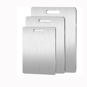 เขียงสเตนเลสขนาดใหญ่ ยং<span class=keywords><strong>ฉี</strong></span> FXCB ใช้ได้สองแบบ ป้องกันเชื้อรา ป้องกันแบคทีเรีย แผ่นรองครัว สำ<span class=keywords><strong>ห</strong></span>รับหั่นอาหาร นำเข้า - Product Image 1