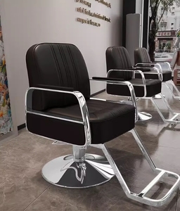 <span class=keywords><strong>2025</strong></span> yeni <span class=keywords><strong>Salon</strong></span> sandalyesi uzanmış berber koltuğu kuaför Styling sandalye ayarlanabilir berber mobilya