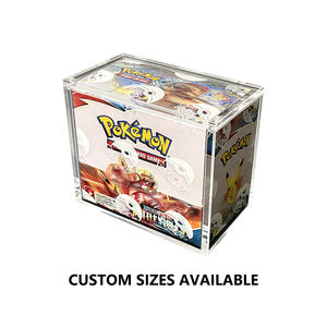 Estuche de Almacenamiento y Exhibición de Tarjetas Pokémon Elite Trainer Magnet Booster, Ecológico, Portátil, Moderno, Transparente, Acrílico, DBZ, Neopets, Plástico - Product Image 1