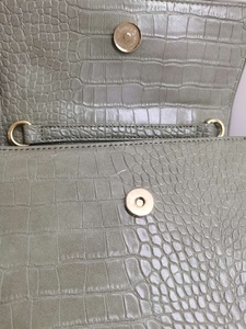 Borsa con Stampa Coccodrillo per Donne, Borsa a Forma di Raviolo, Borsa a Mano per Donna - Product Image 6