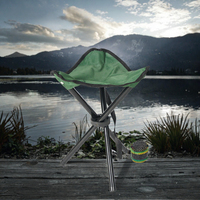 Tabouret de pêche pliable léger en tissu Oxford, chaise de camping trépied, siège portable d'extérieur