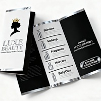 Conception personnalisée, impression de menus de restaurant pliés en trois, impression publicitaire sur papier, service d'impression de brochures sur mesure, taille personnalisée