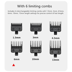 Máquina <span class=keywords><strong>de</strong></span> <span class=keywords><strong>Cortar</strong></span> <span class=keywords><strong>Pelo</strong></span> <span class=keywords><strong>de</strong></span> Alta Calidad para Barbería Cortadora Eléctrica Recargable Profesional Inalámbrica para Hombres - Product Image 4