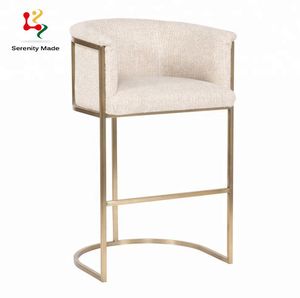 <span class=keywords><strong>Tabouret</strong></span> <span class=keywords><strong>de</strong></span> <span class=keywords><strong>bar</strong></span> moderne <span class=keywords><strong>de</strong></span> luxe contemporain avec cadre couleur <span class=keywords><strong>laiton</strong></span> - Product Image 1