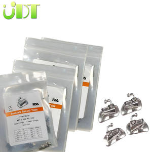 Prodotti dentali ortodontici ad alta vendita tubi buccali provette monoblocco primo 0.022 molare/0.030 tubi buccali 4 pz/pacco - Product Image 1