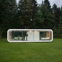 Petite maison préfabriquée en acier pour usage de villa, design moderne écologique avec installation facile, nouveau style maison Apple