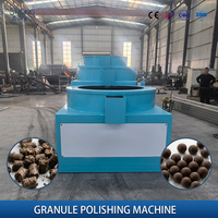 Machine à arrondir les granulés, machine à fabriquer des boules d'engrais avec polisseuse de surface lisse