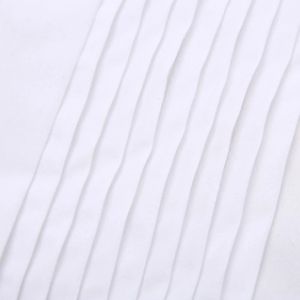 قميص رجالي بياقة على شكل جناح, قميص رجالي باللون الأبيض والأحمر والفرنسي مع أزرار أكمام ، قميص رجالي للزفاف ، قميص رسمي مناسب للحفلات الرسمية - Product Image 5