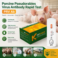 Kit de test rapide de diagnostic vétérinaire porcin haute précision pour la trichinellose porcine (Trichinella spiralis) pour clinique vétérinaire