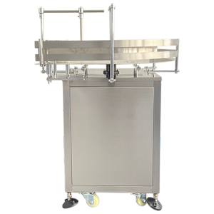 Mesa de Acumulación de Botellas Automática con Motor Rotatorio, Tipo Disco Giratorio, para Desenredar Botellas de Papel/Plástico - Product Image 3
