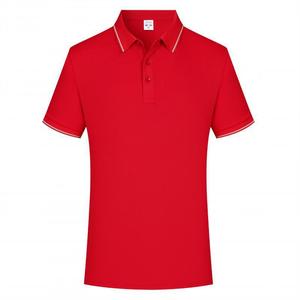 Polo Shirt Men Solid Color Polyester Short Sleeve Workwear Daily Wear Z15-8822 - Product Image 2