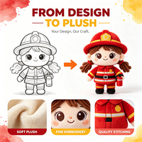 Peluche personnalisée en coton, poupée humanoïde au design de mascotte sportive, sur mesure, pour échantillon, jouet en peluche doux OEM