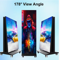 Faltbares Aluminium-LED-Display-Panel für Videos und Poster, Digitaler Bildschirm mit 7000 cd Helligkeit, Sonnenlichtlesbar, IP65 Wasserdicht