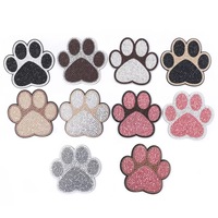 8 autocollants magnétiques pour réfrigérateur en forme de patte de chat, peinture au diamant classique à faire soi-même, peinte à la main